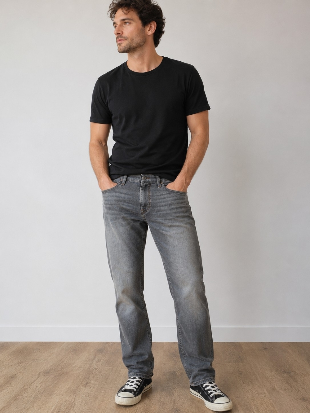 Mavi Jake Slim Leg Gray Jeans Men's 32x27 Tag 32x34 Stretch Denim